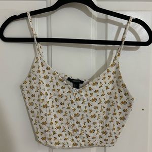 Floral crop top